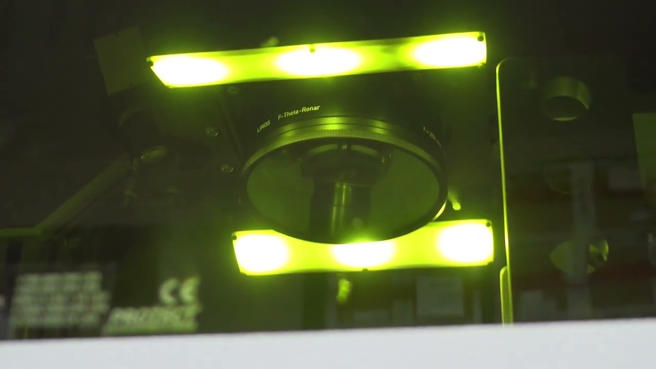 Automatické zaměřování kamerou a značení kruhových součástí tkalcovských strojů