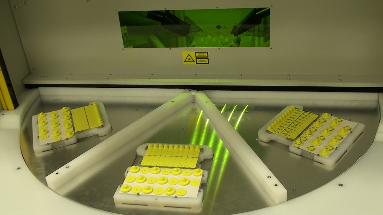 LASERfibre LFxxXL s automatickým rotačním šesti polohovým karuselem