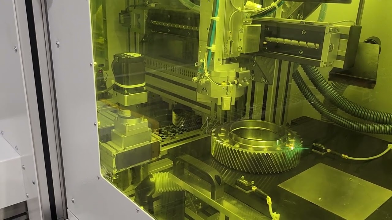 Automatické značení koncových ozubených kol diferenciálu