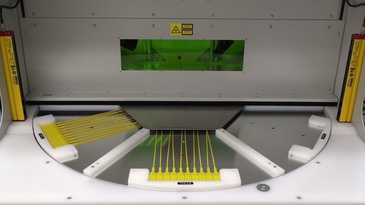 LASERfibre LFxxXL s automatickým rotačním šesti polohovým karuselem