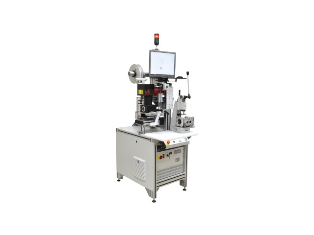 Laser marking of self-adhesive labels