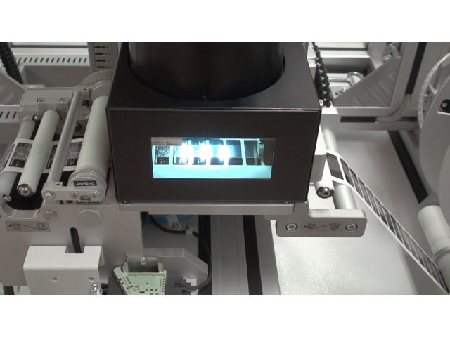 Laser marking of self-adhesive labels