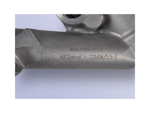 Laserové značení barevných kovů