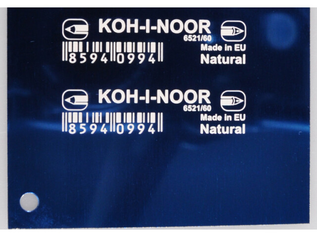 Laserové značení kovových štítků